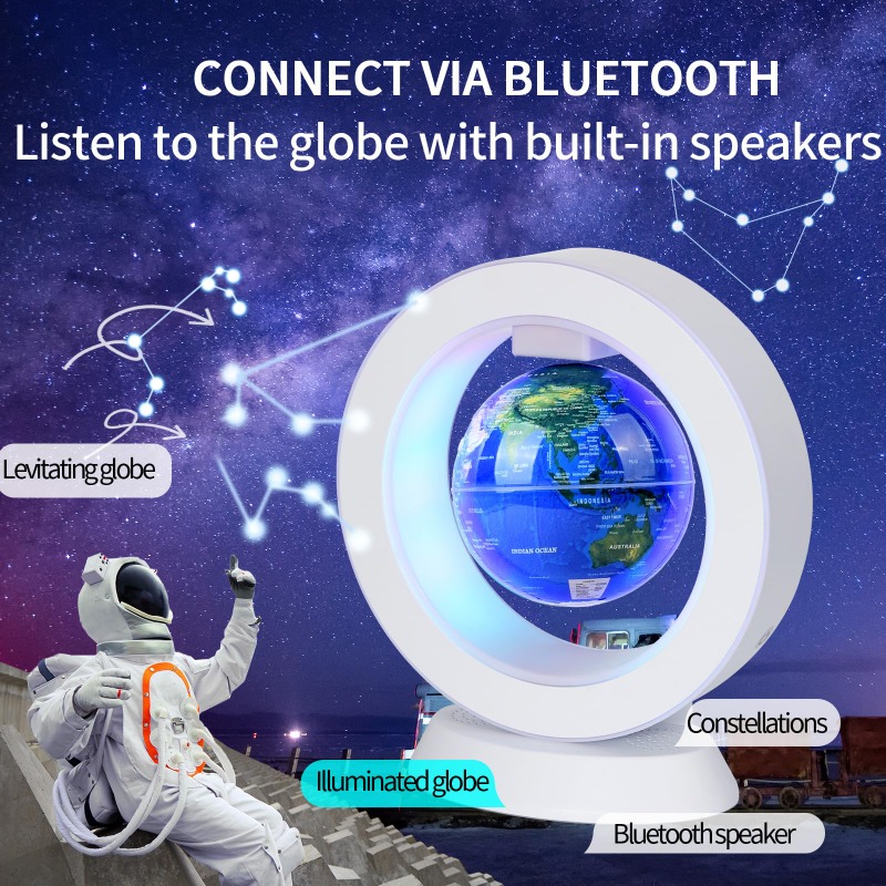 Office Tech Gifts For Men - Havada Duran Bluetooth Hoparlörlü Lamba, Çocuklar,