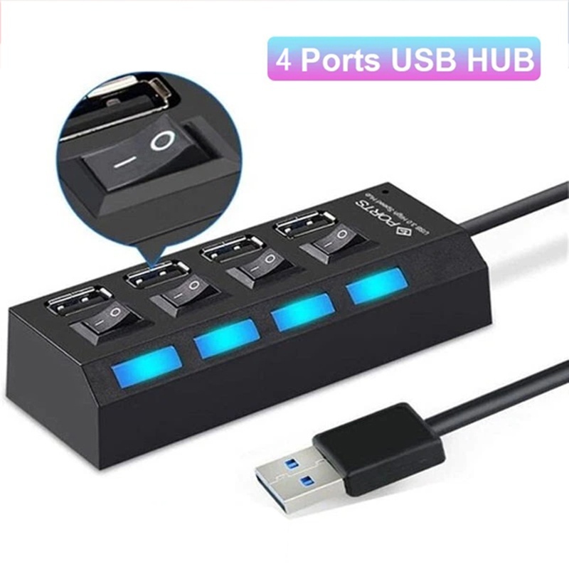 Multi Port Usb Hub - 4'ü 1 Arada USB HUB USB