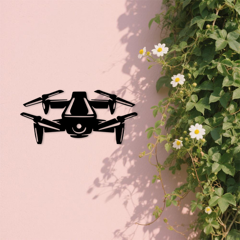 Drone Silüeti Metal Duvar Sana - Office Tech Room incelemesi ve fiyatı