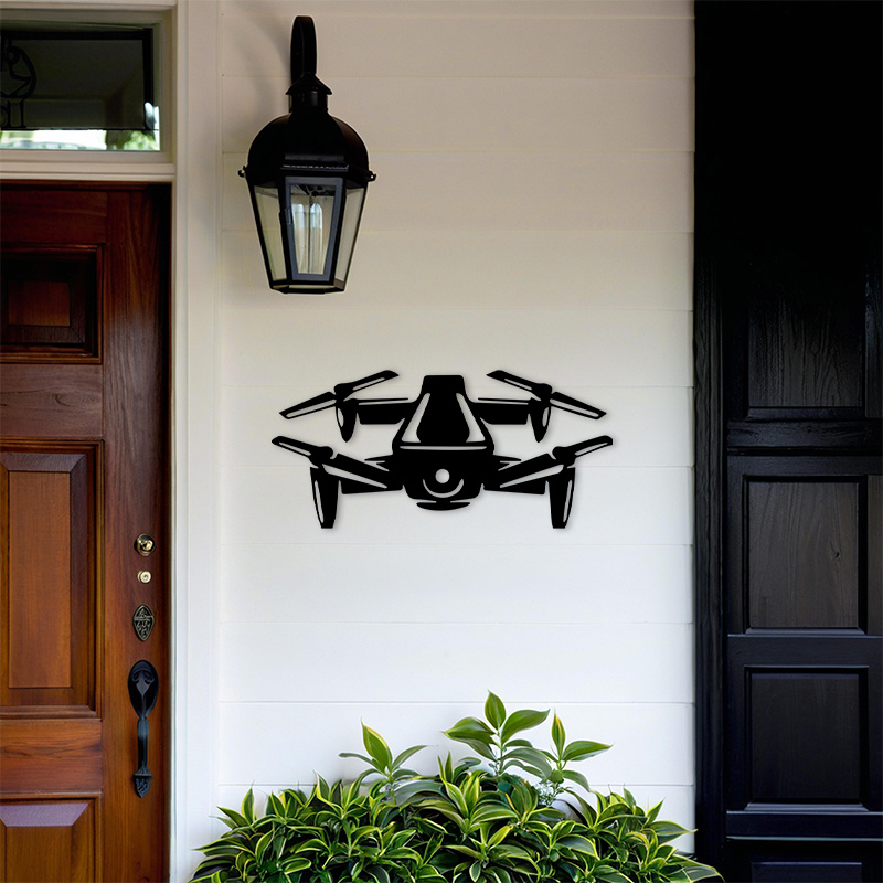 Drone Silüeti Metal Duvar Sana - Office Tech Room incelemesi ve fiyatı