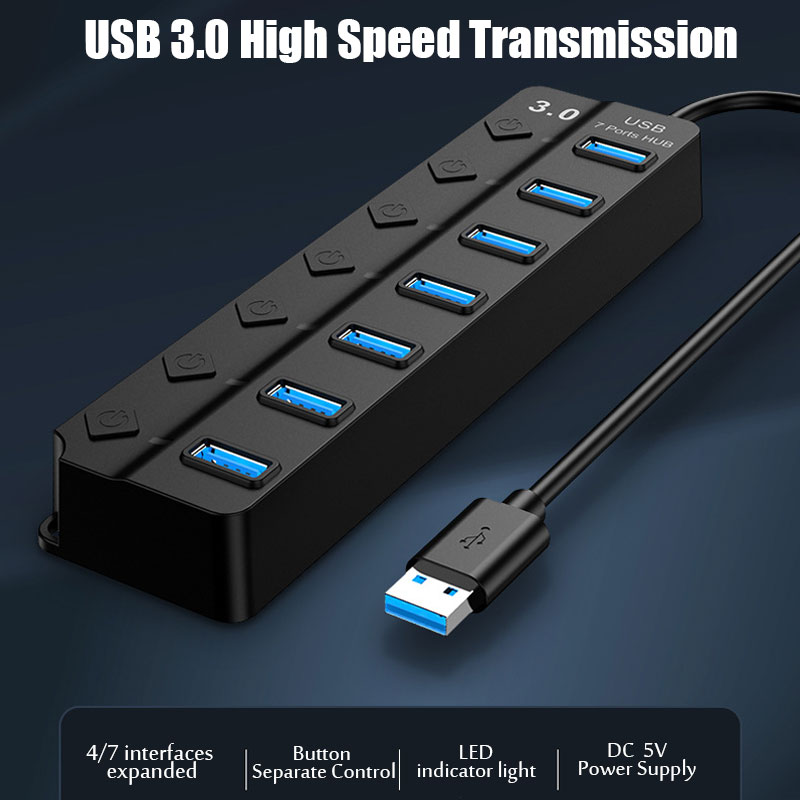 7'si 1 Arada USB 3.0 Hub Çoklu - Multi Port Usb Hub incelemesi ve fiyatı