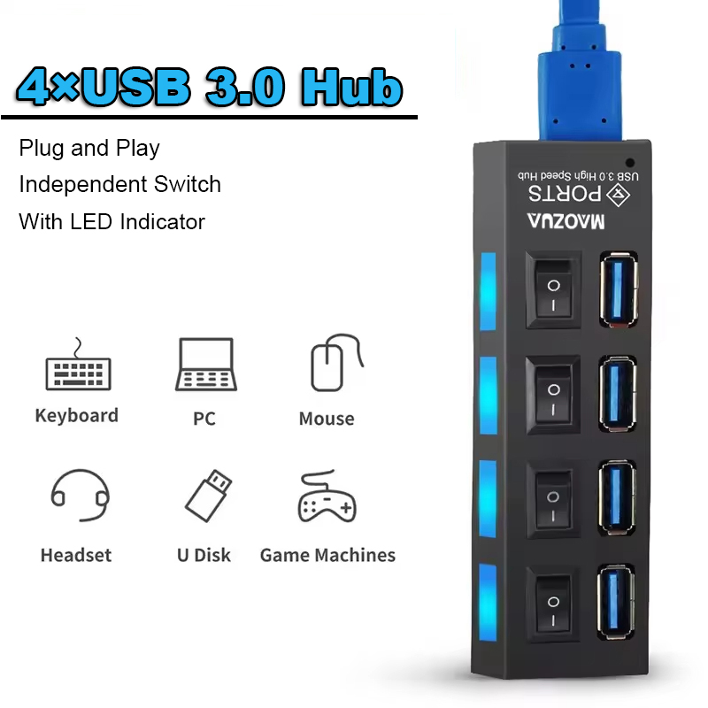 Yüksek Hızlı 4 Portlu USB HUB  - Multi Port Usb Hub incelemesi ve fiyatı